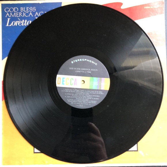 Loretta Lynn God Bless America Again Vinyl Lp '72 - Picture 7 of 8